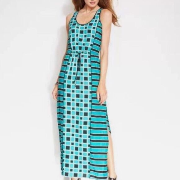 Michael Kors Island Blue Maxi Dress. - Picture 1 of 8